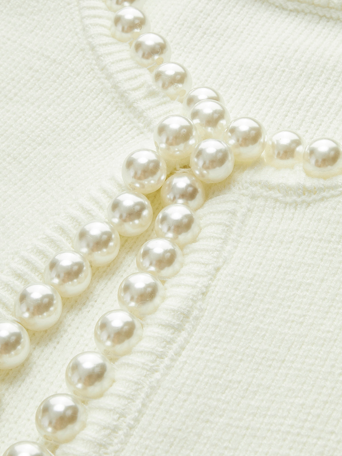 Sanna - Cardigan met Parelmotief voor Dames