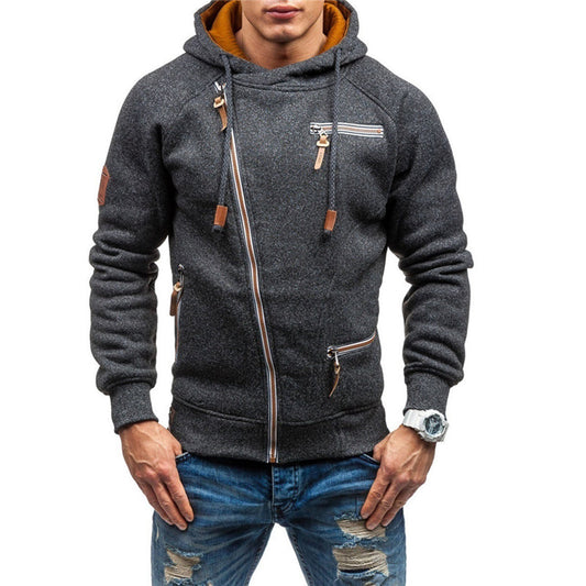 Savio - Fleece vest met capuchon voor heren