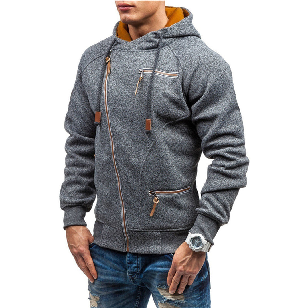 Savio - Fleece vest met capuchon voor heren