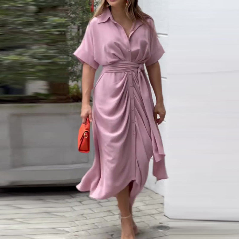 Seraphine - Chic Maxi Jurk met Strik