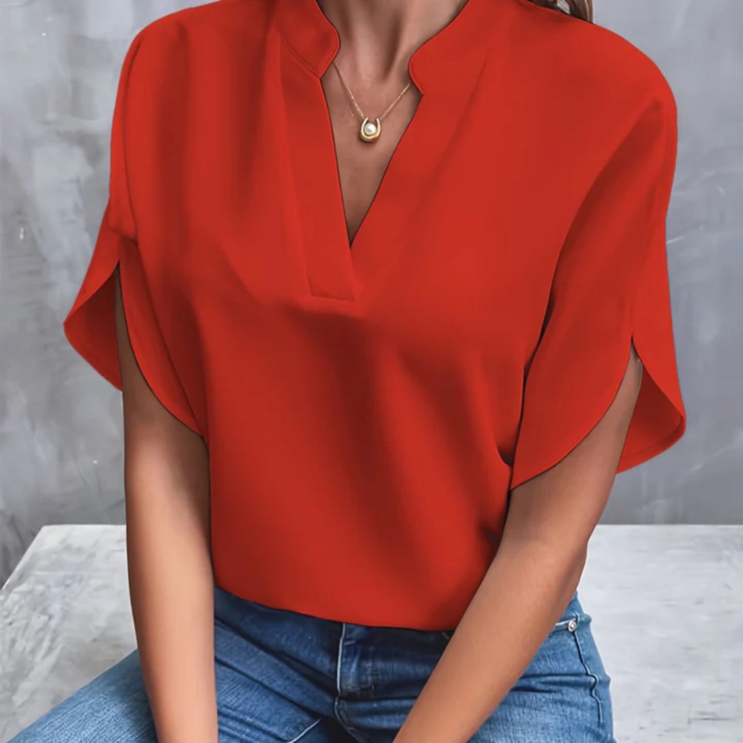 Sofia - Elegante 3/4 Mouwen Blouse
