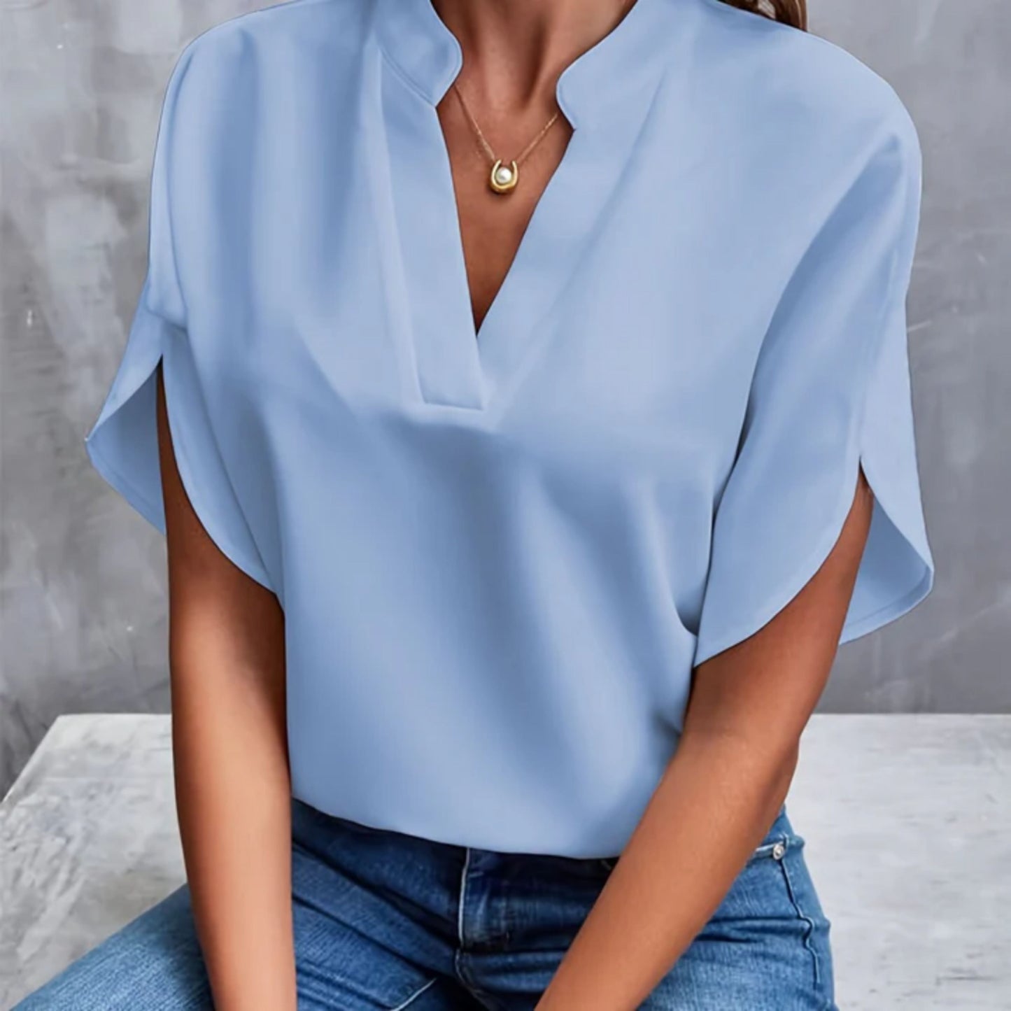 Sofia - Elegante 3/4 Mouwen Blouse