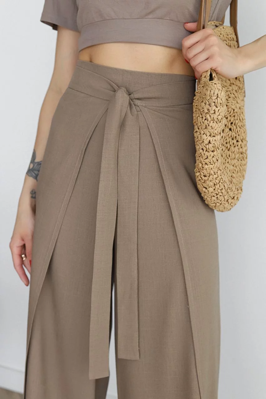 Sophie - Wijde Overslag Broek