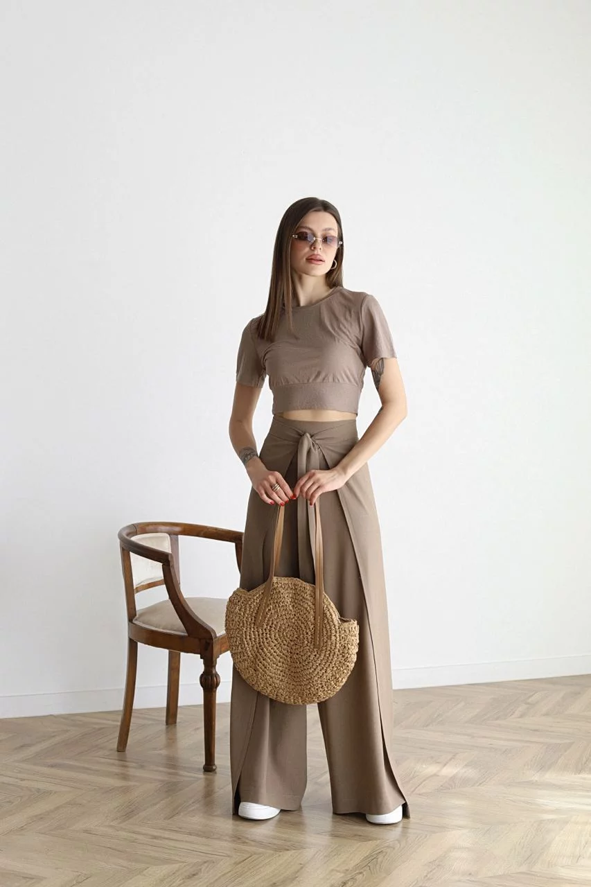 Sophie - Wijde Overslag Broek