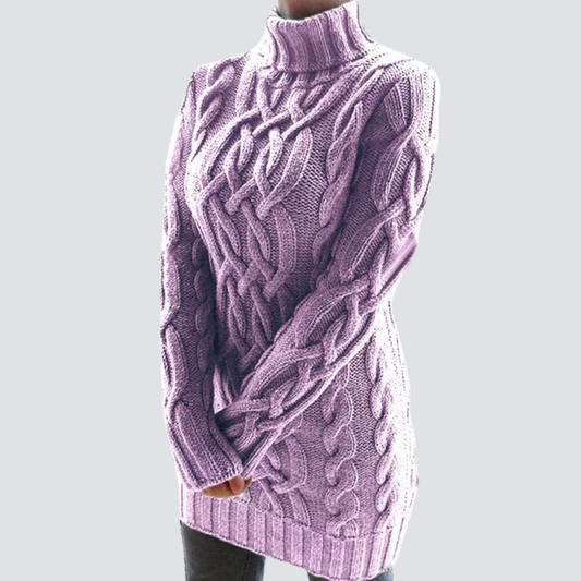 Sophie – Elegante Kabelgebreide Coltruijurk