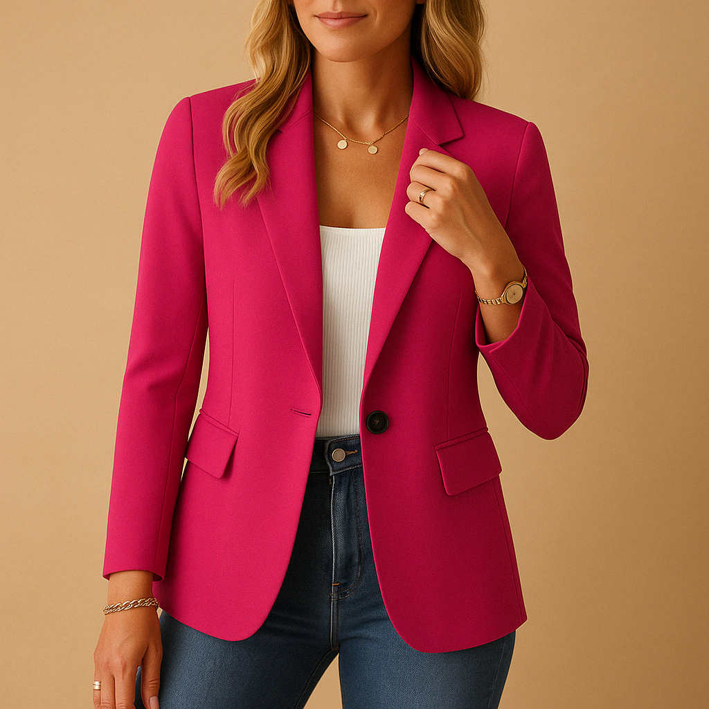 Tahnee - Getailleerde blazer met comfortabele pasvorm