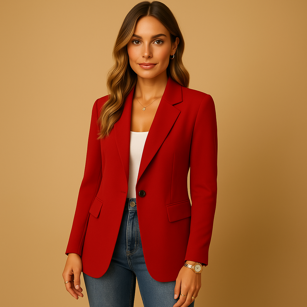 Tahnee - Getailleerde blazer met comfortabele pasvorm