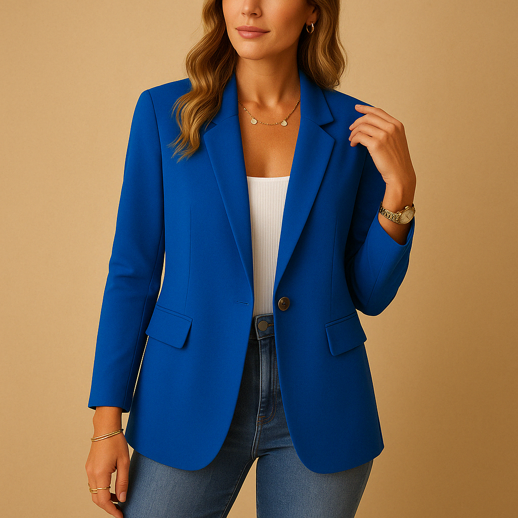 Tahnee - Getailleerde blazer met comfortabele pasvorm