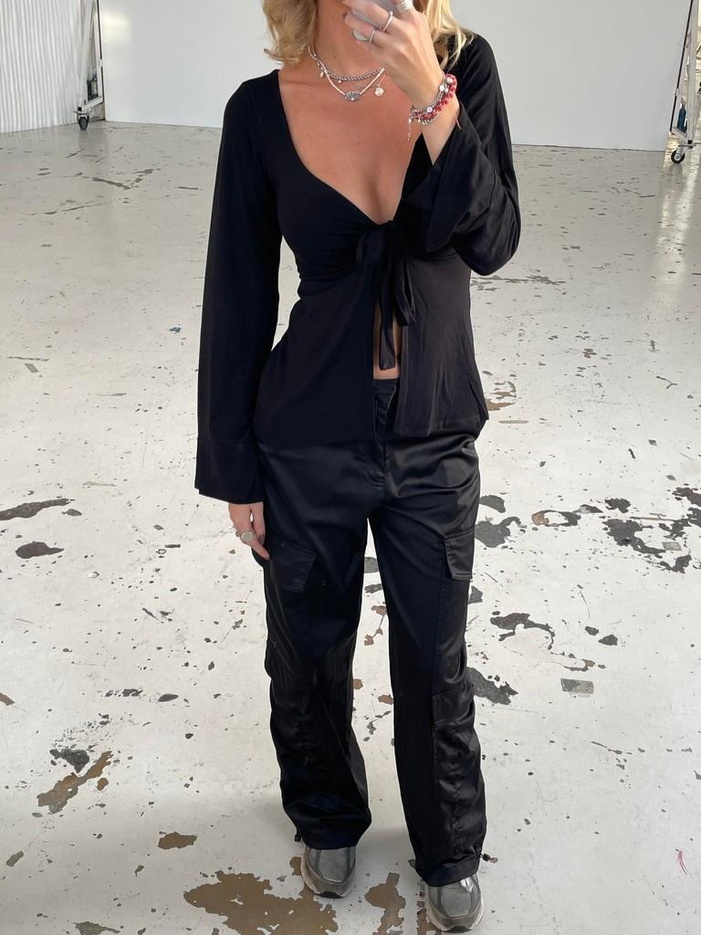 Tessy - Blouse met Flared Mouwen