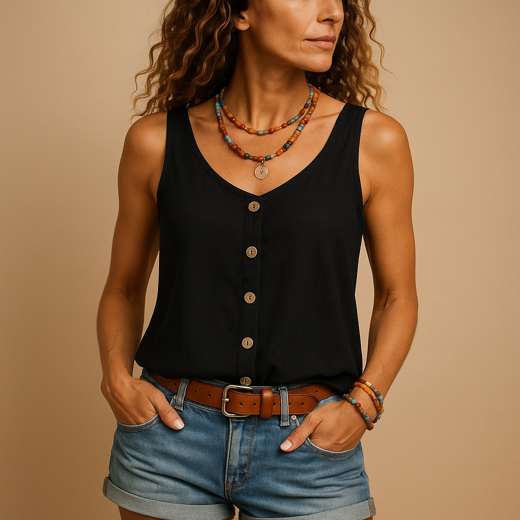 Umay - Luchtige mouwloze top