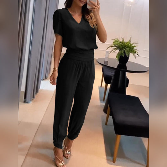 Valeria - Elegante Bedrukte Jumpsuit