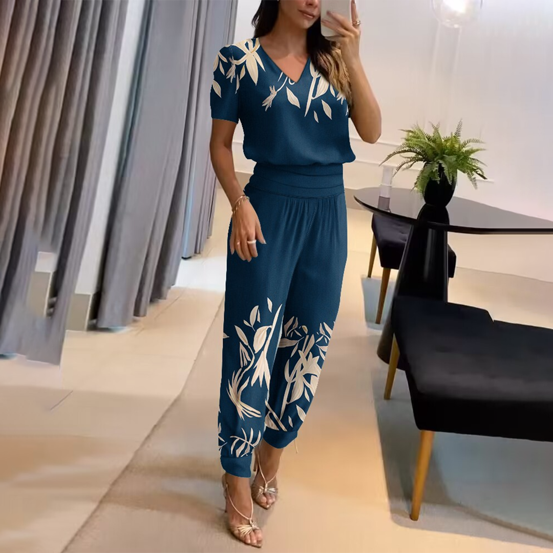 Valeria - Elegante Bedrukte Jumpsuit