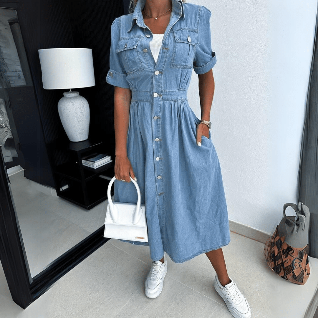 Violetta - Casual denim jurk