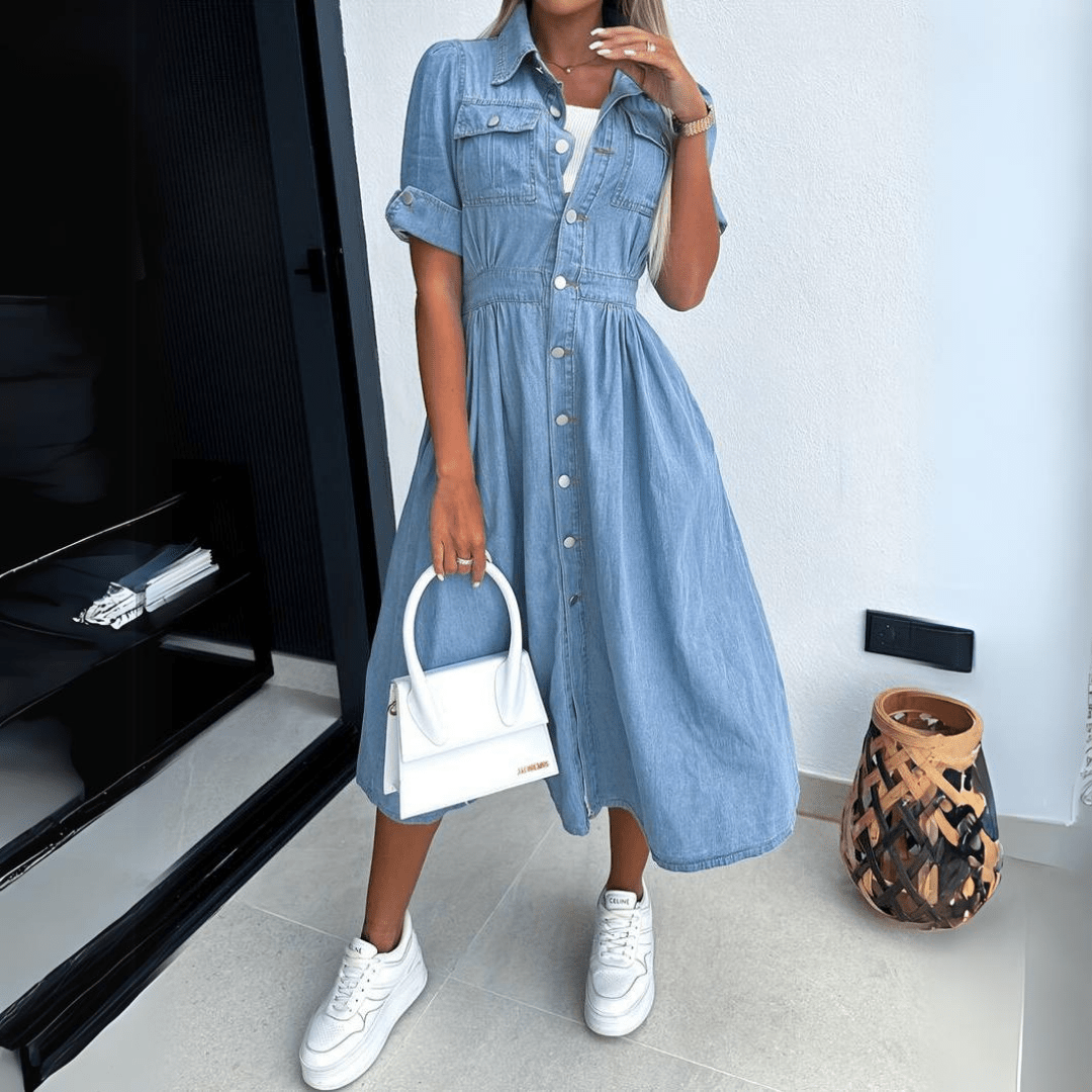 Violetta - Casual denim jurk