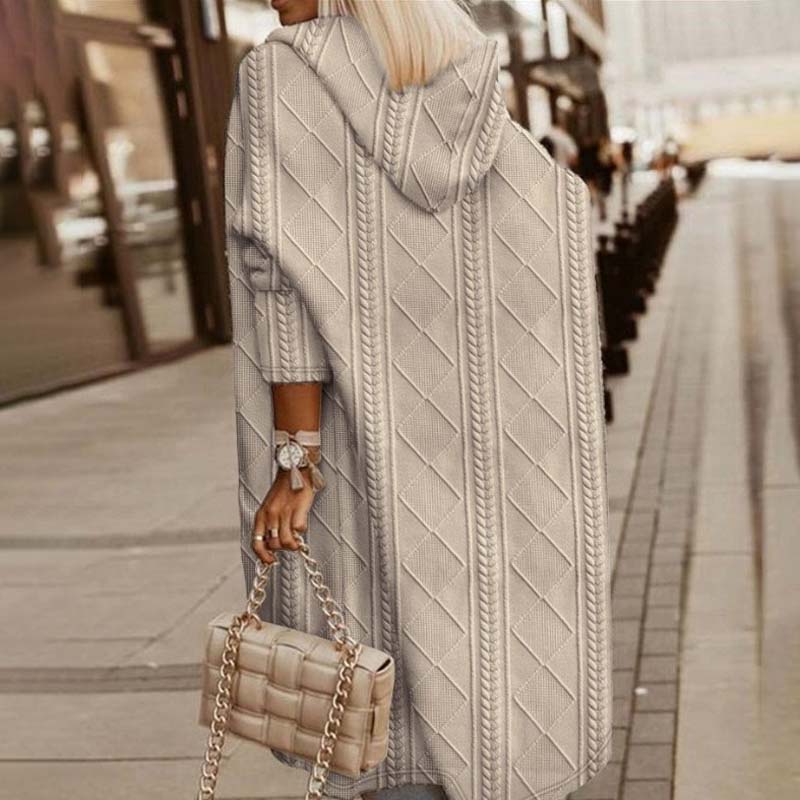 Vittoria - Oversized vest met capuchon