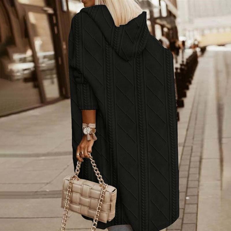 Vittoria - Oversized vest met capuchon