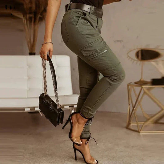 Yara - Dames Cargo Jeans met Stijl en Functionaliteit
