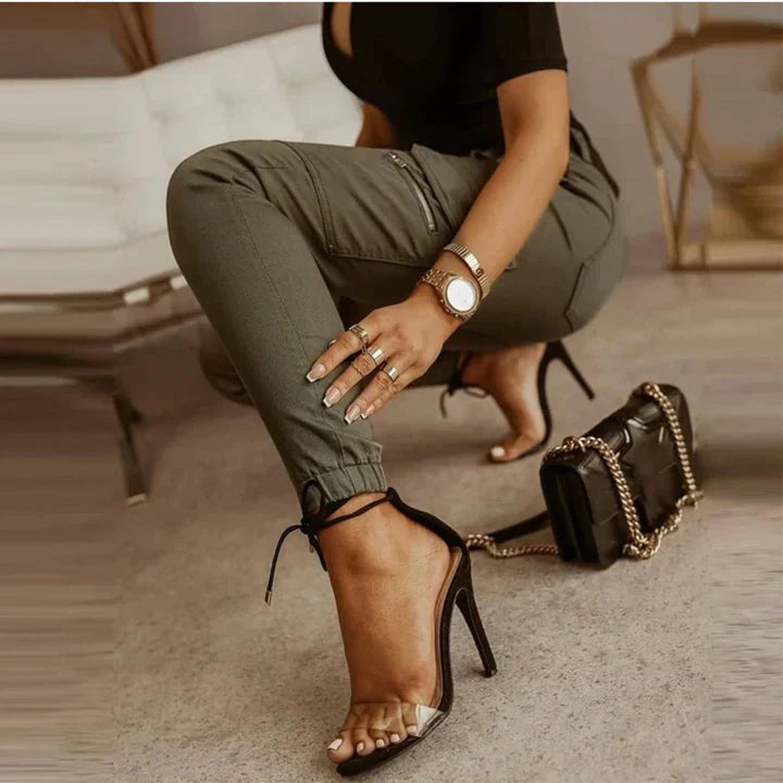 Yara - Dames Cargo Jeans met Stijl en Functionaliteit