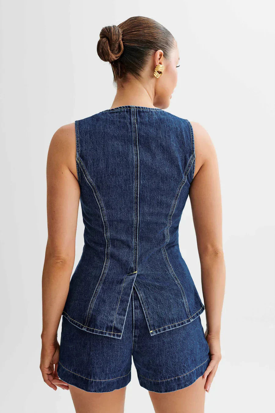 Zyndra - Getailleerde Denimset voor Dames