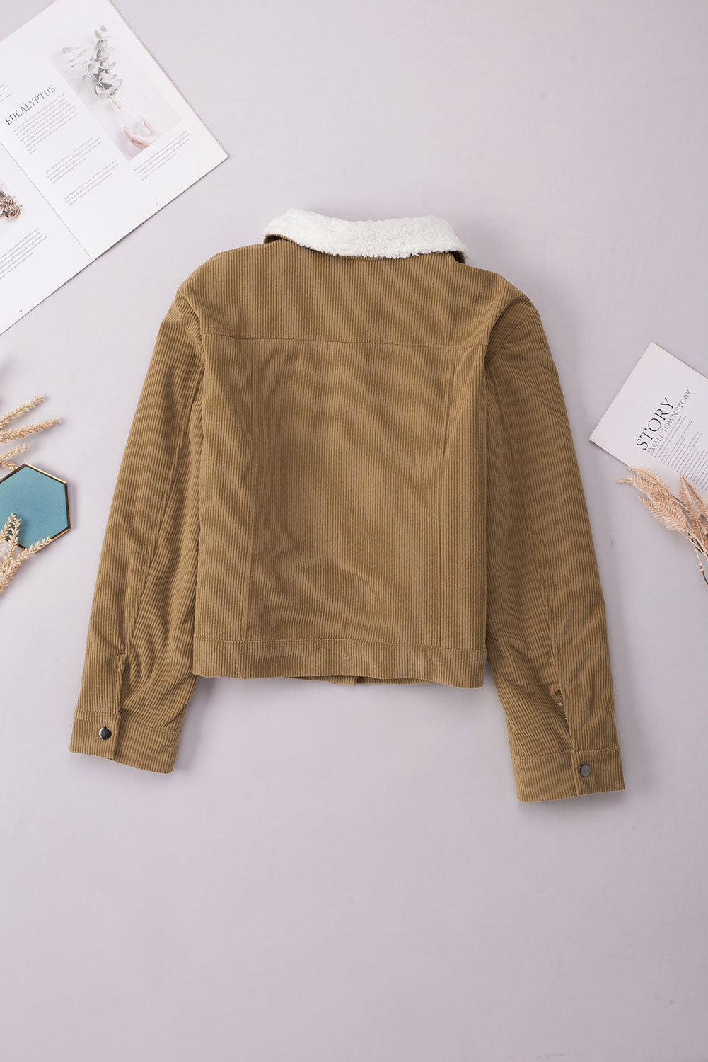 Marise - Jacket met wollen kraag