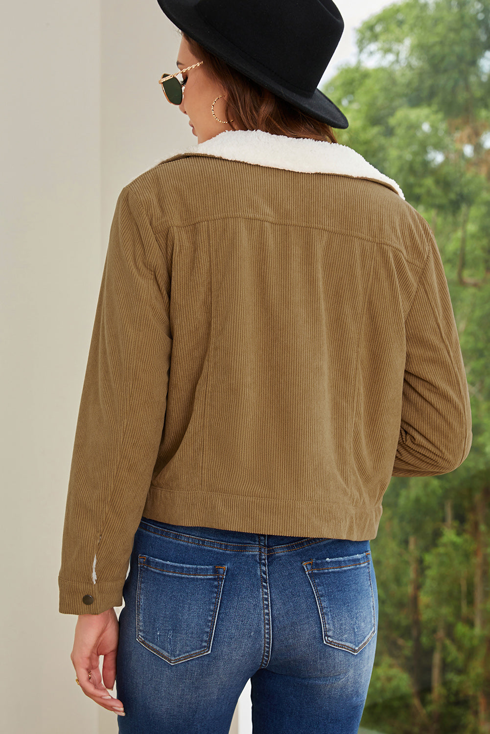 Marise - Jacket met wollen kraag